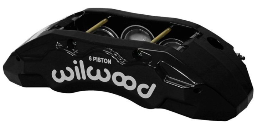 Wilwood 120-13815-BK Caliper-TX6R- R/H - Black 2.00/1.88/1.88in Pistons 1.38in Disc