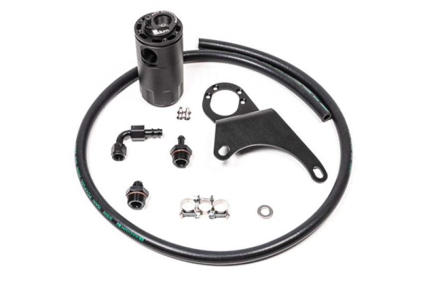Radium Engineering 20-0117-FL CATCH CAN KIT, CRANKCASE, LH, EVO 8-9, FLUID LOCK