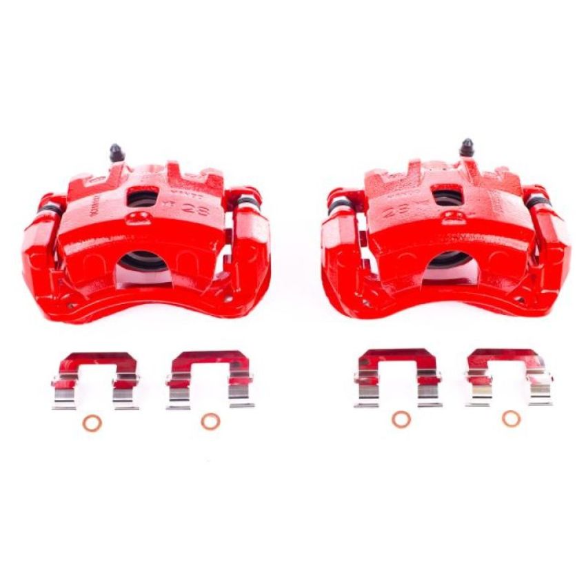 PowerStop S2996 Red Powder Coated Calipers