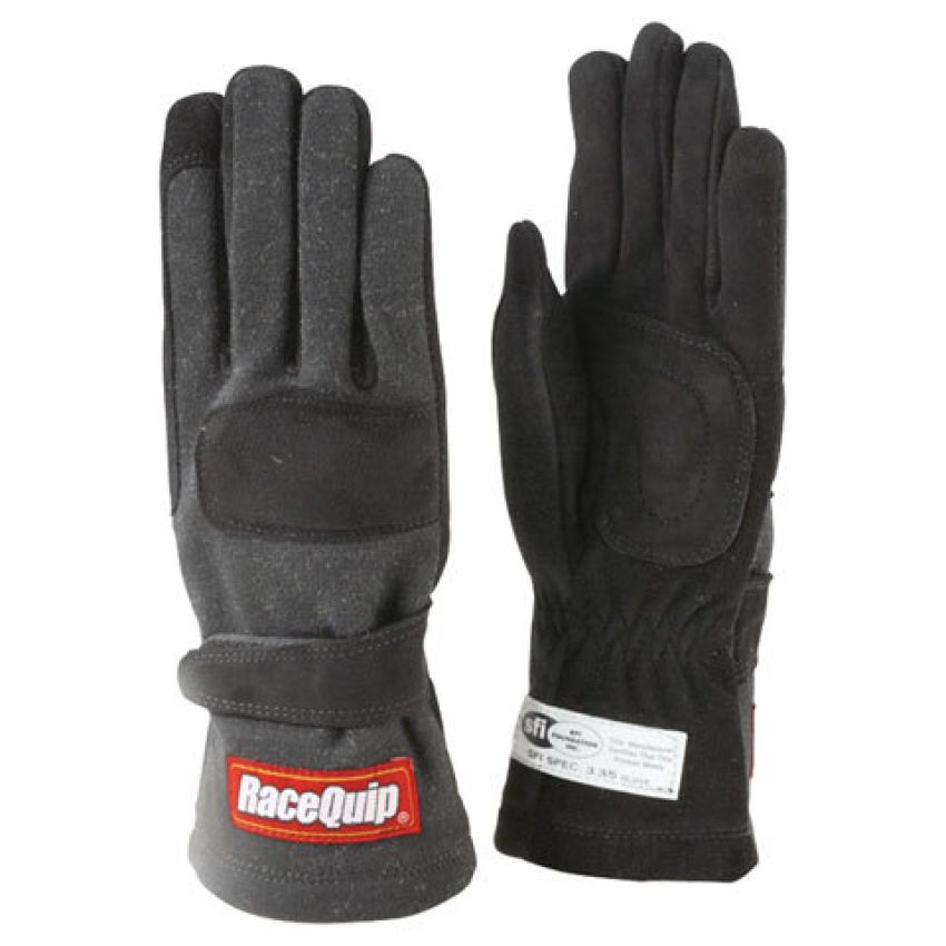 RACEQUIP RQP355006 Gloves Double Layer X-Large Black SFI