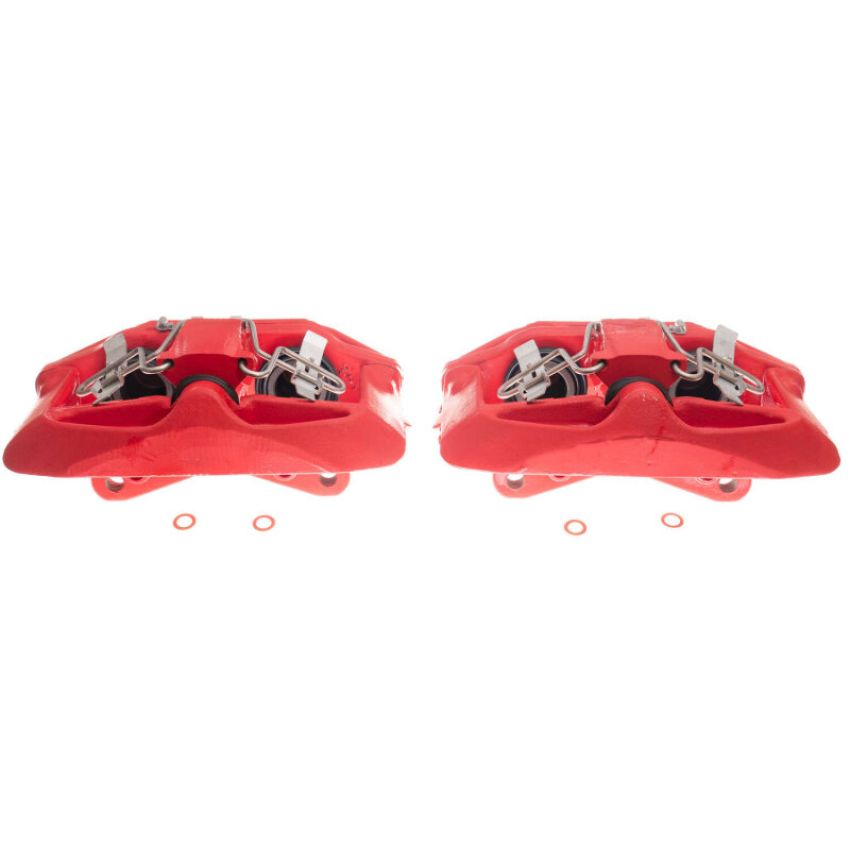 PowerStop S2758 Red Powder Coated Calipers