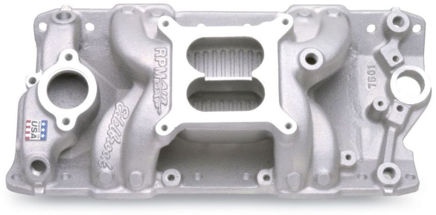 EDELBROCK EDE7501 SBC Performer RPM A/G Manifold - 262-400