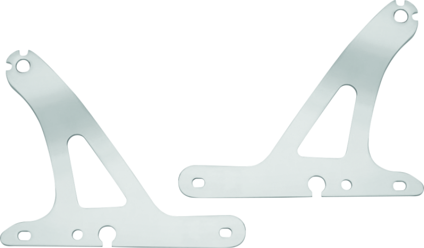 Kuryakyn 7097 Fixed Mounts Multi-Purpose Driver & Passenger Backrest 04-22 XL Models Chrome