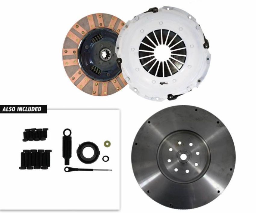 Clutch Masters 05CM2-HDCL-SK 01-05 Dodge Ram 2500/3500 5.9L w/NV5600 Trans FXT400 Sprung Ceramic Clutch Kit w/FW