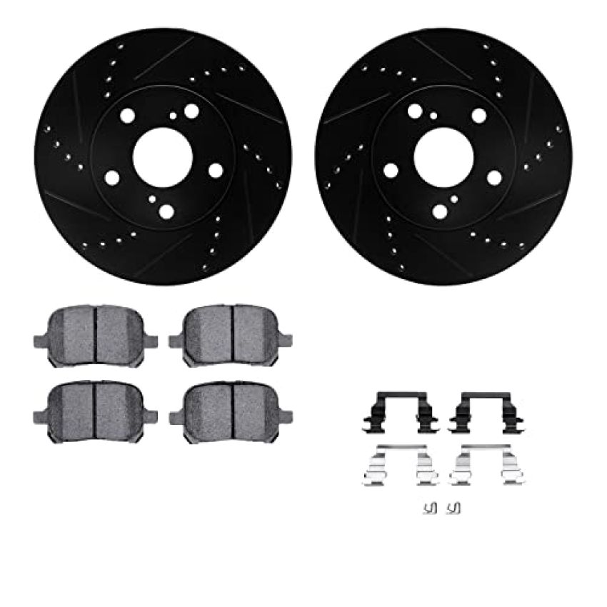 Dynamic Friction 8512-76053 Rotor Kit