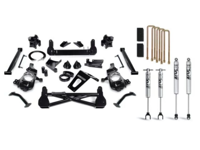 Cognito 110-P1032 20-24 Chevy/GMC Silv/Sierra 2500/3500 HD 2WD/4WD 7in Std Lift Kit w/ Fox PSMT 2.0 Shocks