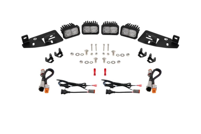 Diode Dynamics DD7622 SSC2 LED Fog Pocket Kit for 2019-Present Ram - White Sport