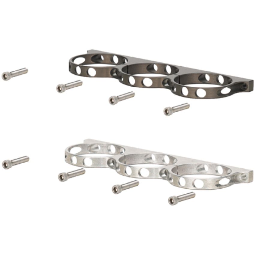Wilwood 250-16874 Triple Aluminum Reservoir Lightweight Bracket w/ Mounting Screws - Anodized
