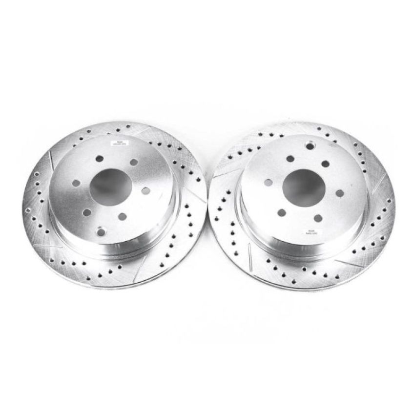PowerStop JBR1125XPR PowerStop Evolution Performance Drilled, Slotted & Plated Brake Rotor Pair
