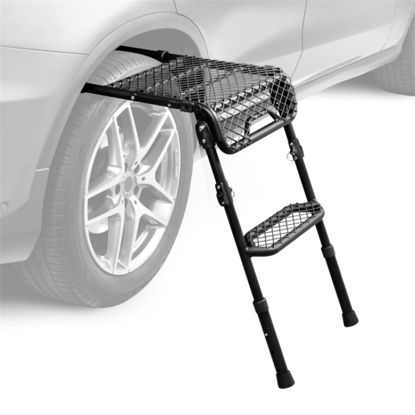 3D MAXpider 6127A 3D Modular Tire Step - Black (Fits up to 30in Tires)