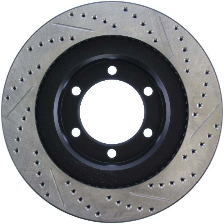 Stoptech 127.44127R Slotted & Drilled Sport Brake Rotor