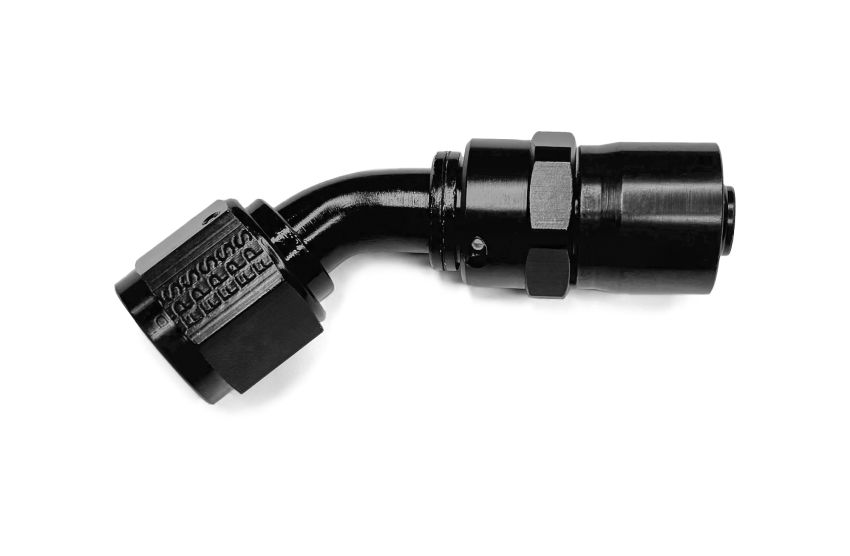 FRAGOLA FRG3104508 #8 45-Deg Crimp Hose Fitting