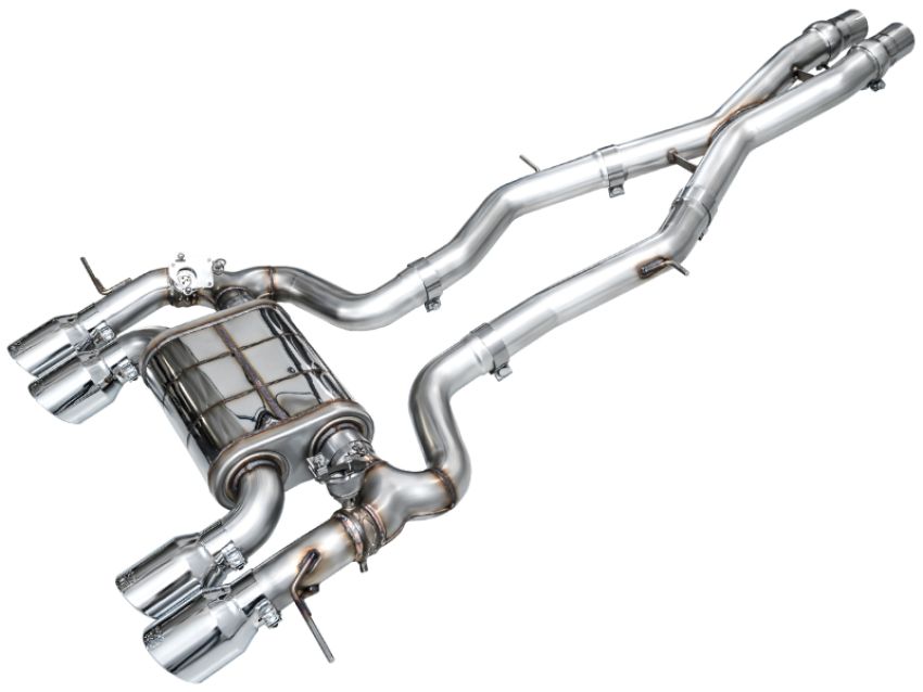 AWE Tuning 3025-42487 23-24 BMW G87 M2 SwitchPath Edition Exhaust - Chrome Silver Tips