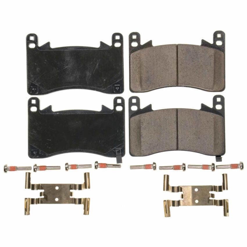 PowerStop 17-2418 PowerStop - Z17 Low-Dust Ceramic Brake Pads with Hardware