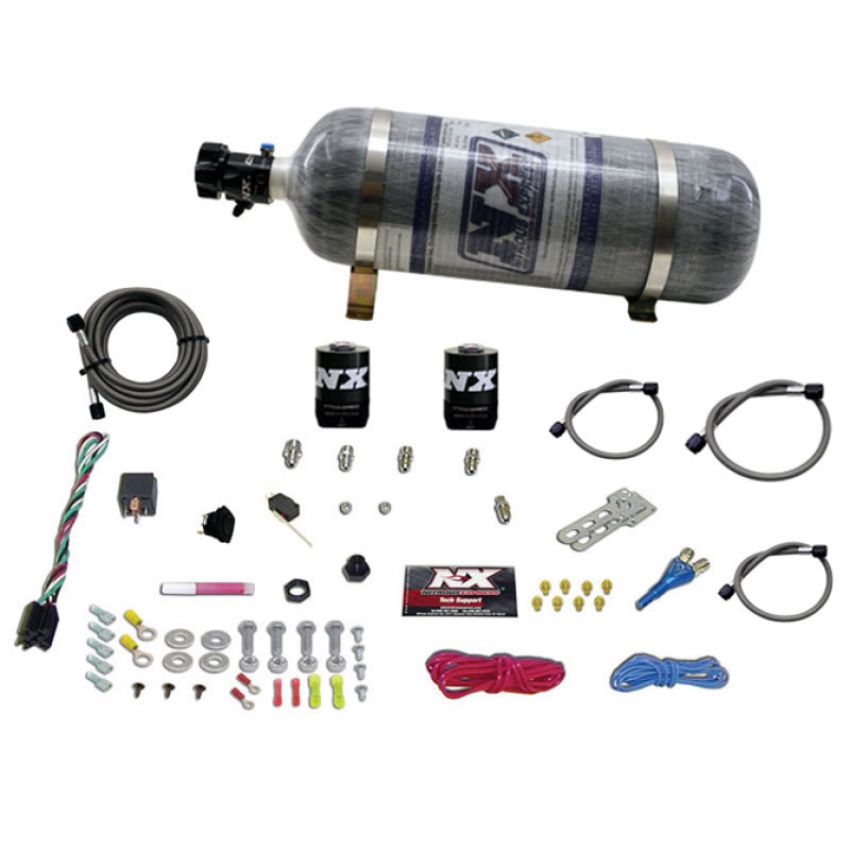 Nitrous Express 20113-12 FORD EFI RACE (100-150-200-250HP) SINGLE NOZZLE WITH COMPOSITE BOTTLE