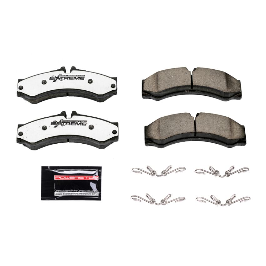 PowerStop Z36-1136 PowerStop - Z36 Truck and SUV Carbon-Fiber Ceramic Brake Pads with Hardware Kit