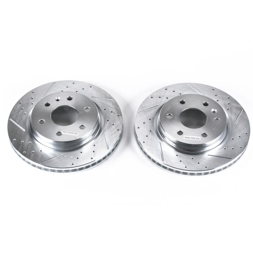 PowerStop AR8696XPR PowerStop Evolution Performance Drilled, Slotted & Plated Brake Rotor Pair