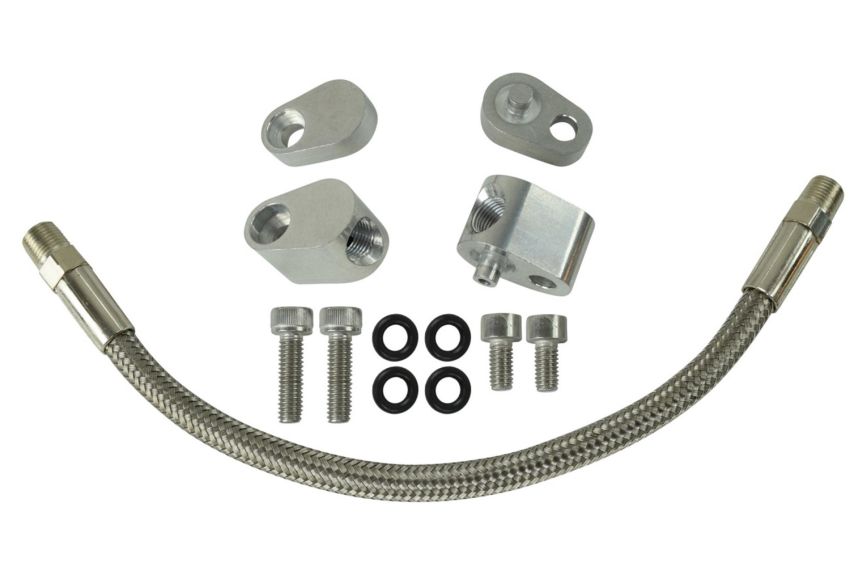 ICT BILLET ICT551692 LS Coolant / Steam Port Crossover Hose Kit