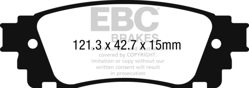EBC Brakes DP32262C Redstuff Ceramic Low Dust Brake Pads