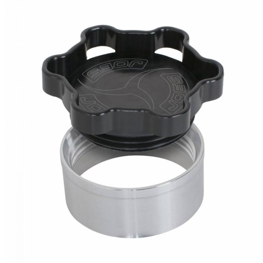 JOES RACING PRODUCTS JOE37402 Filler Cap with Weld-In Bung Alum  2in ID Black