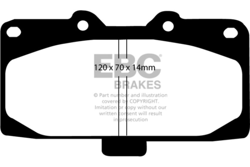 EBC Brakes UD647 Ultimax OEM Replacement Brake Pads