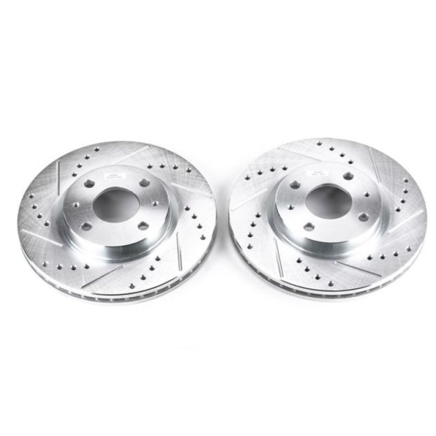 PowerStop AR8193XPR PowerStop Evolution Performance Drilled, Slotted & Plated Brake Rotor Pair