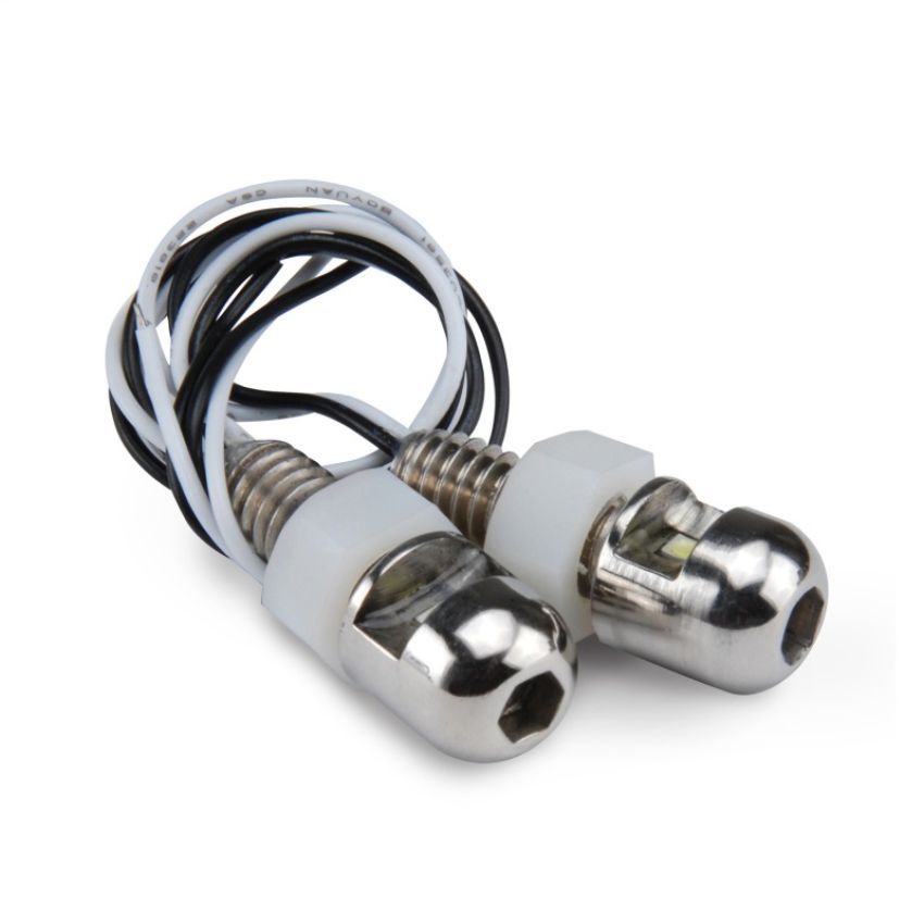 Design Engineering 30310 Lite'N Boltz Licenese Kit Polished 2pk