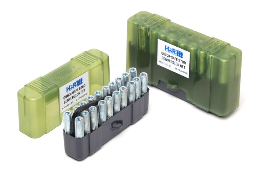 H&R Q-SPACK45-60 Quick-Safe Bolt-Stud Conversions M14 x 1.5 x 60 (Set of 20)
