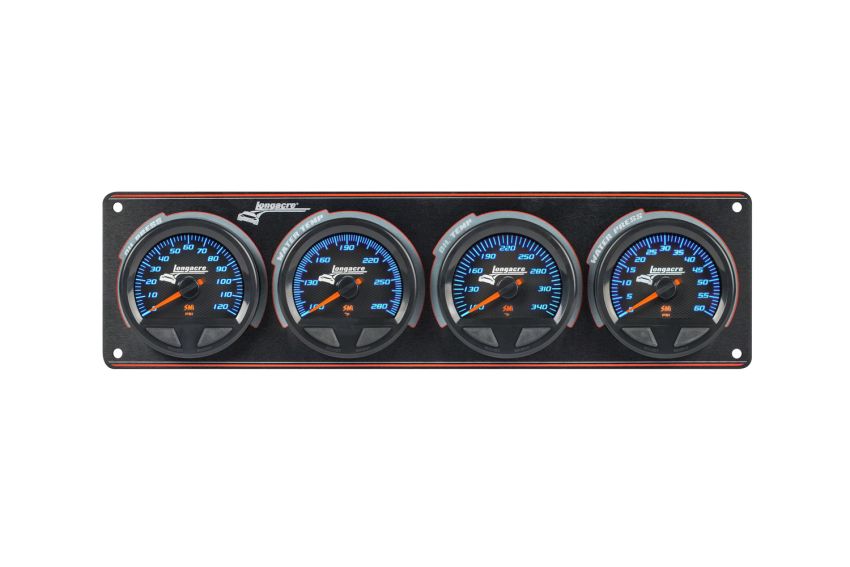 LONGACRE LON52-44569 Waterproff SMI 4 Gauge Panel OP/WT/OT/WP