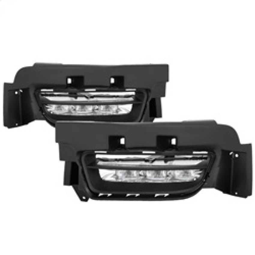 SPYDER 5082985 OEM LED Fog Lights W/Universal Switch - Clear