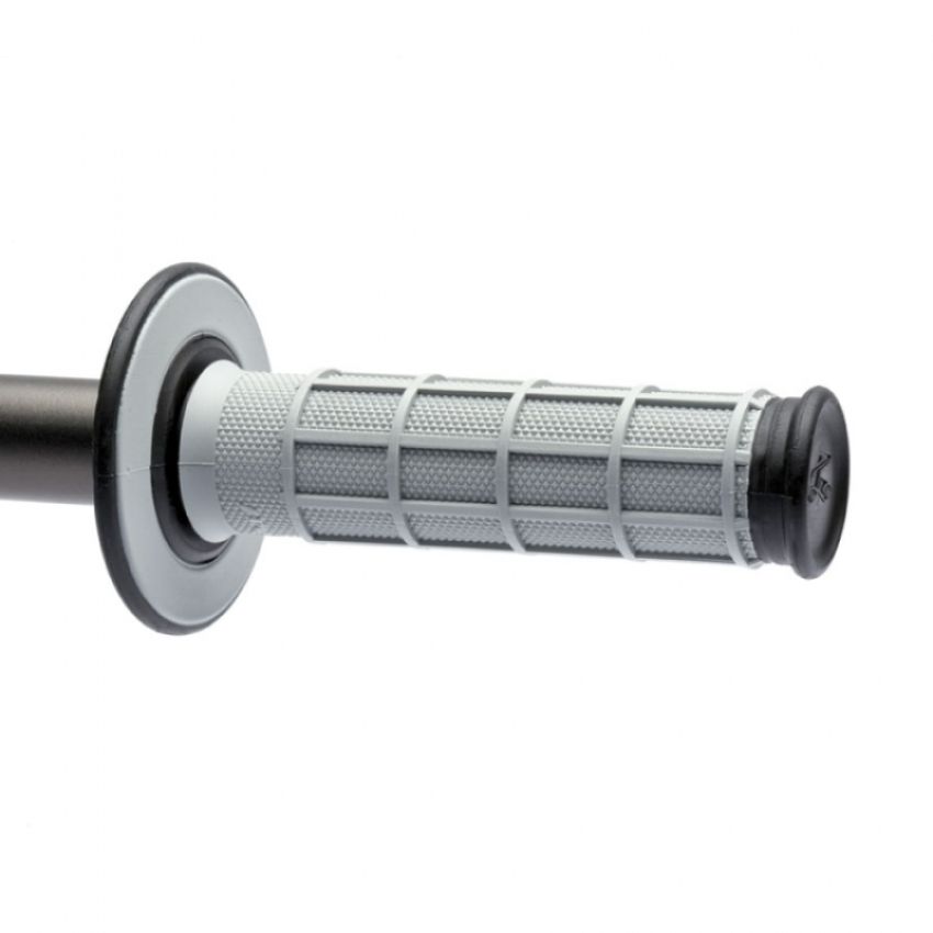 Renthal G152 MX Dual Compound Grips Full Waffle - Grey/ Black