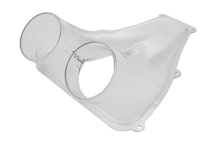 ALLSTAR PERFORMANCE ALL42144 Brake Duct Teardrop Clear Double Hole