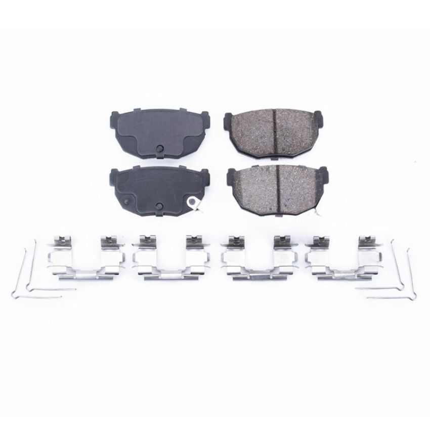 PowerStop 17-230 PowerStop - Z17 Low-Dust Ceramic Brake Pads with Hardware