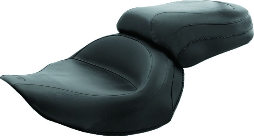 Mustang Motorcycle 76124 Mustang 06-15 Yamaha Roadliner & Stratoliner Wide Touring Solo Seat - Black