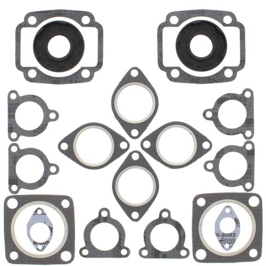 Vertex Pistons 711224 Vertex Gaskets 98-99 Arctic Cat Jag Deluxe Complete Gasket Kit w/ Oil Seals