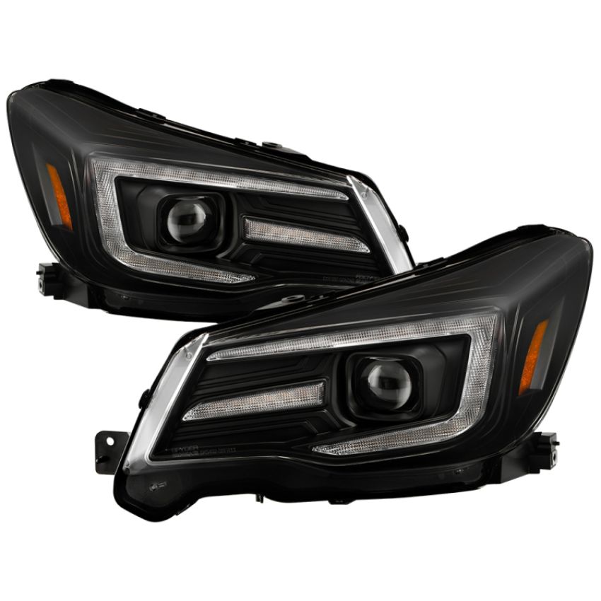 SPYDER 5088444 Headlights - Sequential LED Turn Signal - Black