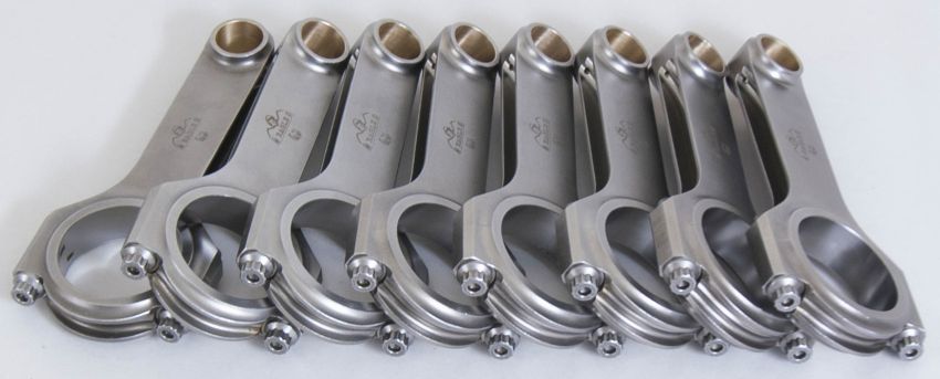 EAGLE EAGCRS61353D2000 BBC 4340 Forged H-Beam Rods 6.135 w/ARP2000