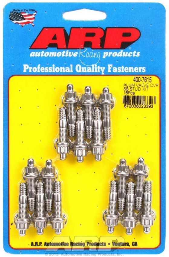 ARP ARP400-7615 S/S Valve Cover Stud Kit 12pt. (16)