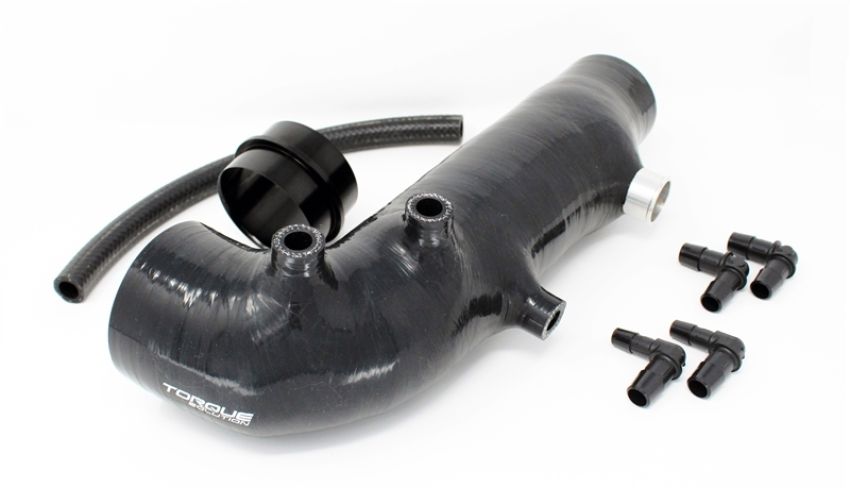 Torque Solution TS-SU-463BK Turbo Inlet Hose Black: 02-07 Subaru WRX / 04-18 STI / 05-09 Legacy GT / 04-13 FTX