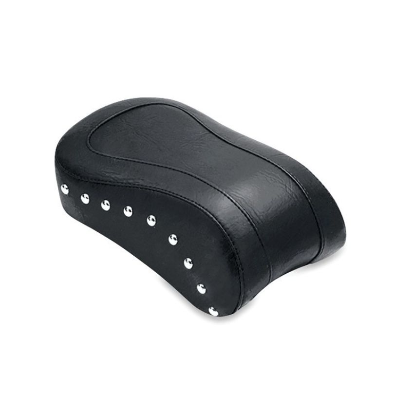 Mustang Motorcycle 75492 Mustang 84-06 Harley Standard Rear Tire Standard Touring Passenger Seat w/Studs - Black