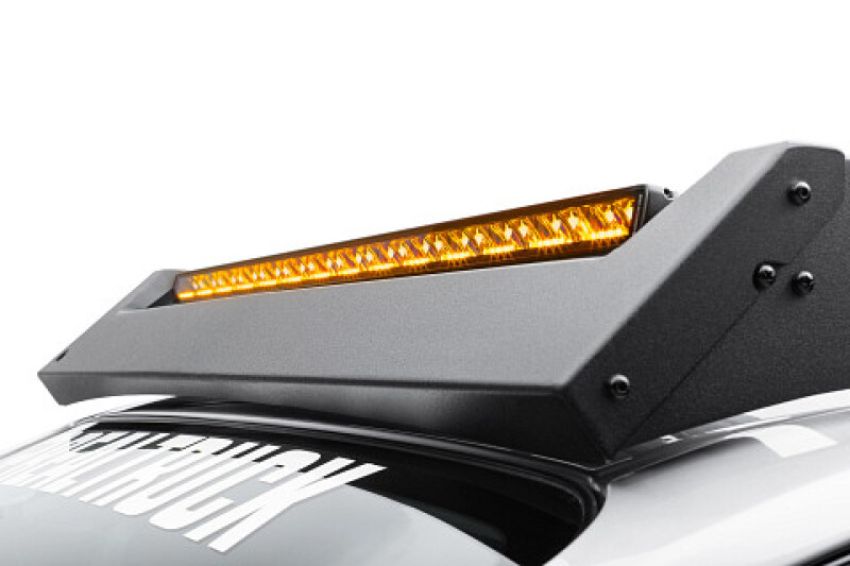 Go Rhino 754004012CSS Xplor Blackout Combo Series Sgl Row LED Light Bar w/Amber (Side/Track Mount) 39.5in. - Blk