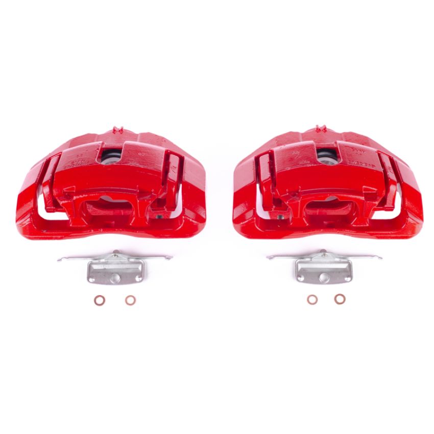 PowerStop S6078 Red Powder Coated Calipers