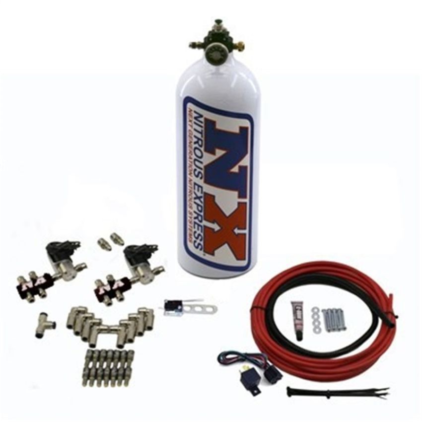 Nitrous Express 15137 PUMPLESS DIRECT PORT WATER METHANOL, 8 CYLINDER