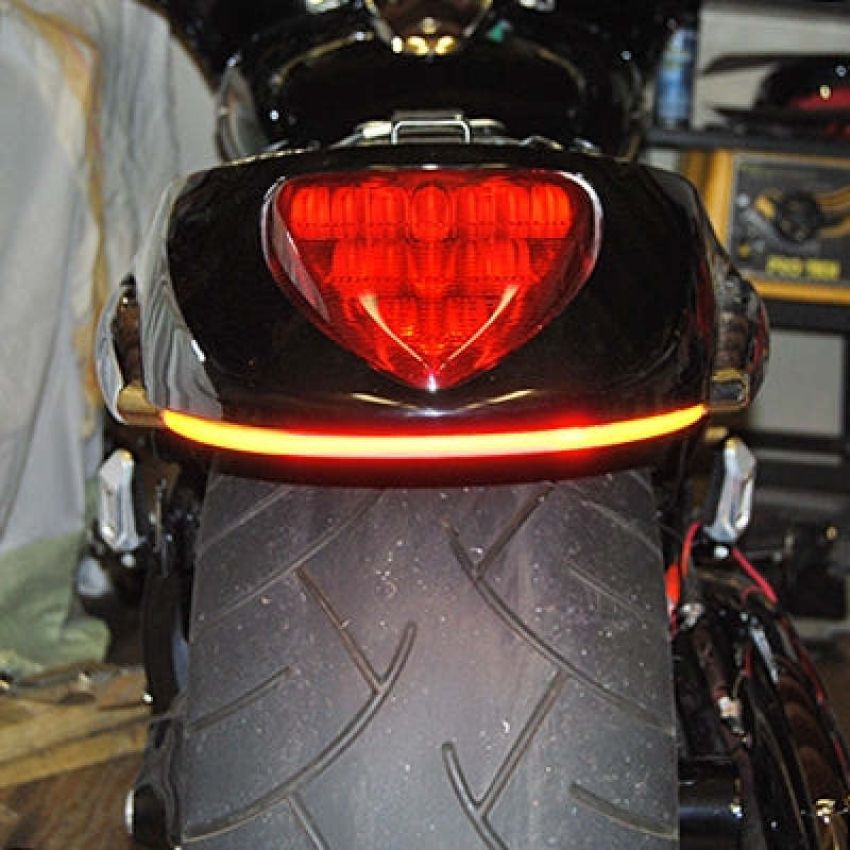 New Rage Cycles 109-REAR-TL-AR 06+ Suzuki M109R Rear Turn Signals - Amber/Red