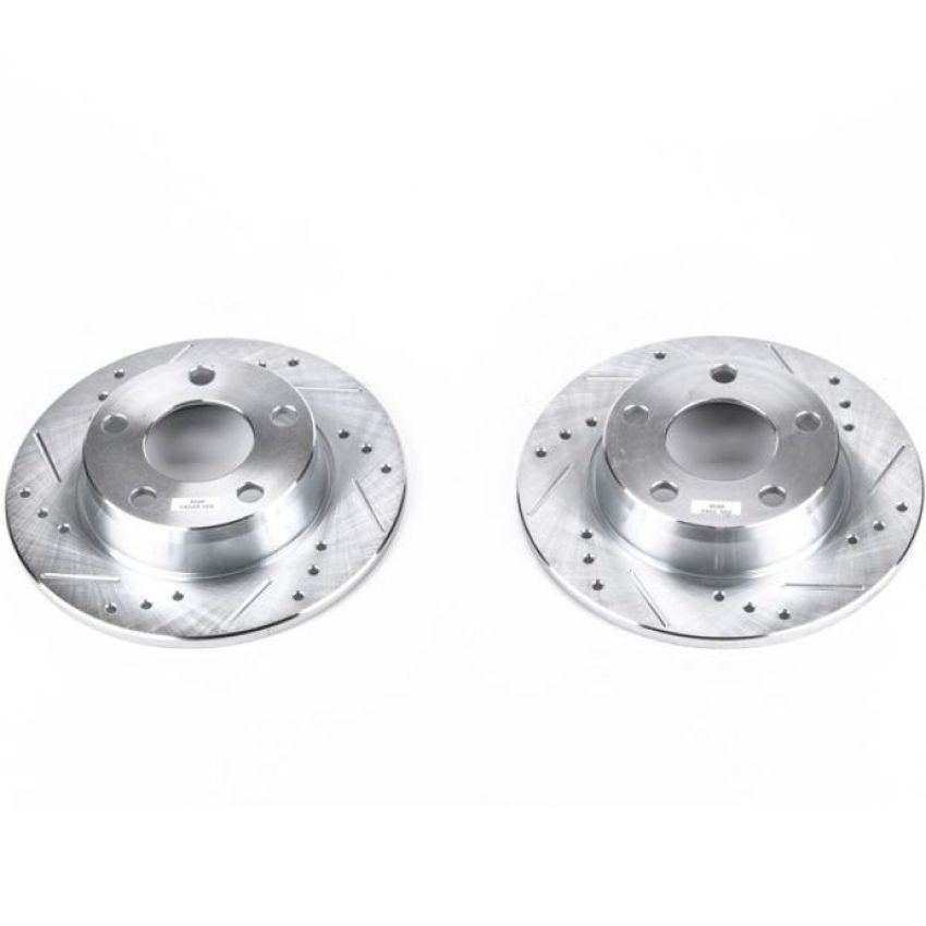 PowerStop EBR658XPR PowerStop Evolution Performance Drilled, Slotted & Plated Brake Rotor Pair