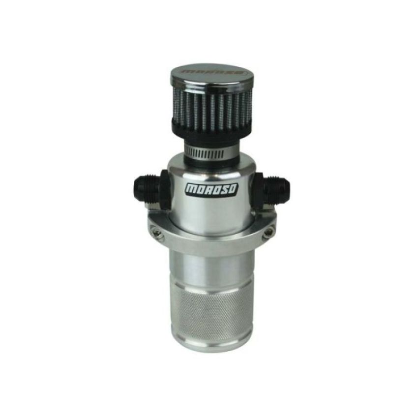MOROSO MOR85396 Compact Breather Tank Billet Alm. Polished