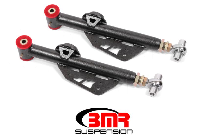 BMR Suspension TCA055H Lower Control Arms, DOM, On-car Adj, Poly/rod End