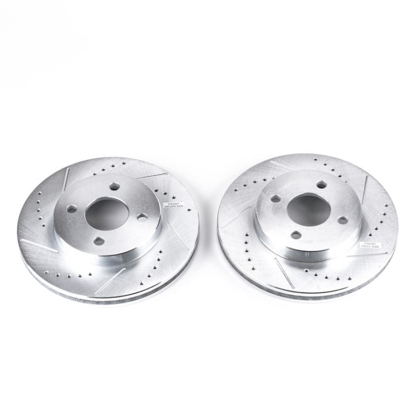 PowerStop AR8288XPR PowerStop Evolution Performance Drilled, Slotted & Plated Brake Rotor Pair