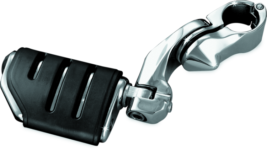 Kuryakyn 7585 Tour Tech Trident Dually 4in Back Arm With 1-1/4in Clamps Chrome