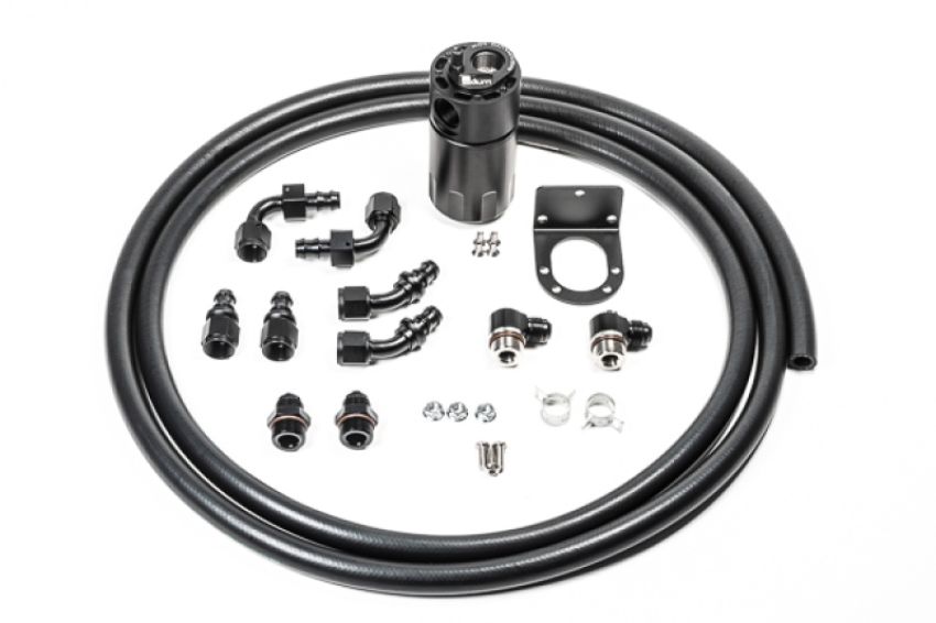Radium Engineering 20-1808-FL SINGLE CATCH CAN, 8AN KIT, FLUID LOCK
